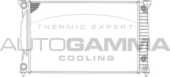 Autogamma 103372 - Radiatore, Raffreddamento motore www.autoricambi360.it
