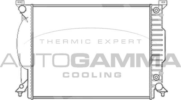 Autogamma 102983 - Radiatore, Raffreddamento motore www.autoricambi360.it
