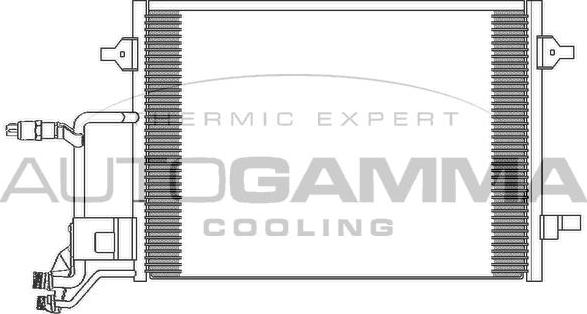 Autogamma 102420 - Condensatore, Climatizzatore www.autoricambi360.it