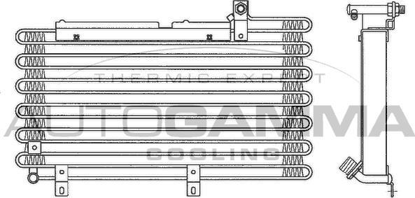 Autogamma 102598 - Condensatore, Climatizzatore www.autoricambi360.it