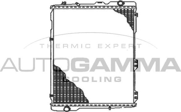 Autogamma 102524 - Radiatore, Raffreddamento motore www.autoricambi360.it