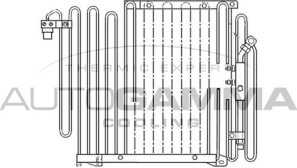 Autogamma 102572 - Condensatore, Climatizzatore www.autoricambi360.it
