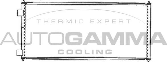 Autogamma 102658 - Condensatore, Climatizzatore www.autoricambi360.it