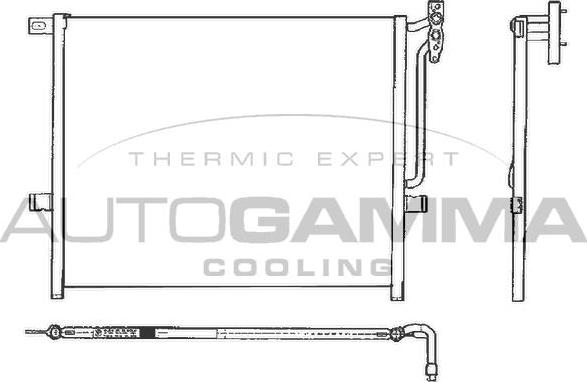 Autogamma 102606 - Condensatore, Climatizzatore www.autoricambi360.it
