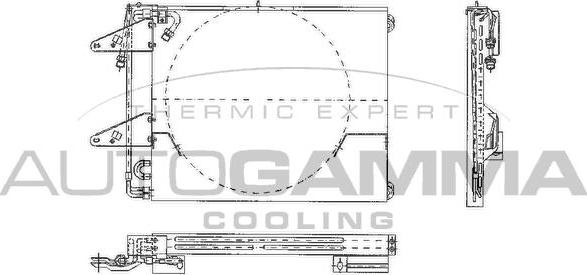 Autogamma 102614 - Condensatore, Climatizzatore www.autoricambi360.it