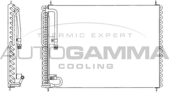 Autogamma 102828 - Condensatore, Climatizzatore www.autoricambi360.it