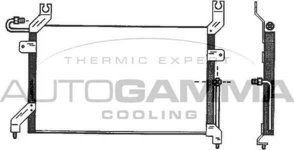 Autogamma 102793 - Condensatore, Climatizzatore www.autoricambi360.it