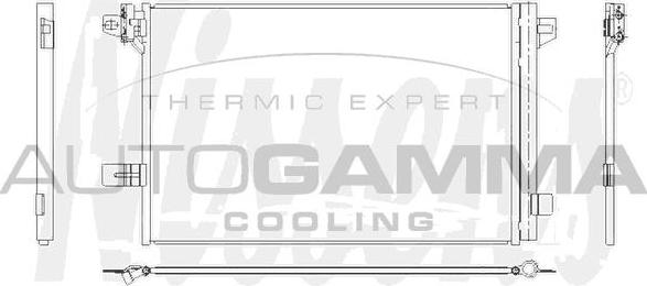 Autogamma 107996 - Condensatore, Climatizzatore www.autoricambi360.it