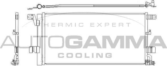 Autogamma 107993 - Condensatore, Climatizzatore www.autoricambi360.it