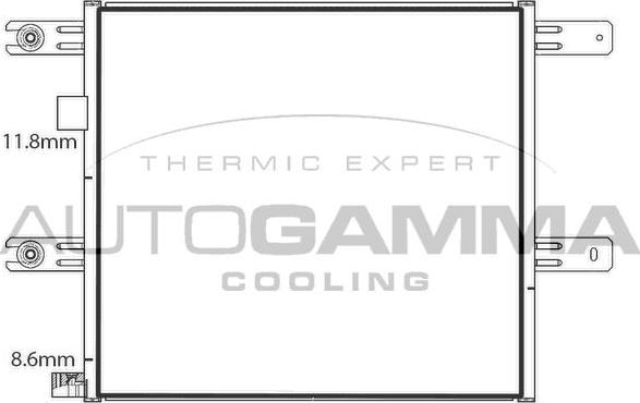 Autogamma 107908 - Condensatore, Climatizzatore www.autoricambi360.it