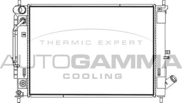 Autogamma 107931 - Radiatore, Raffreddamento motore www.autoricambi360.it