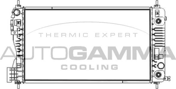 Autogamma 107979 - Radiatore, Raffreddamento motore www.autoricambi360.it