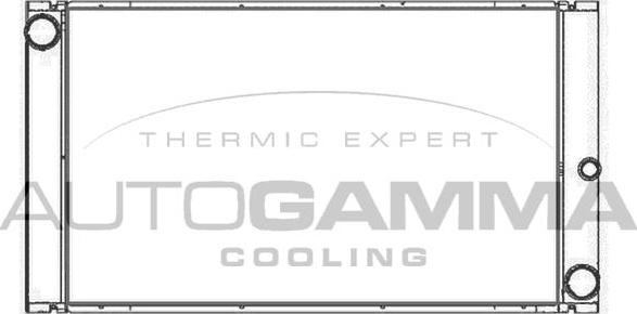 Autogamma 107411 - Radiatore, Raffreddamento motore www.autoricambi360.it