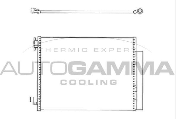 Autogamma 107145 - Condensatore, Climatizzatore www.autoricambi360.it