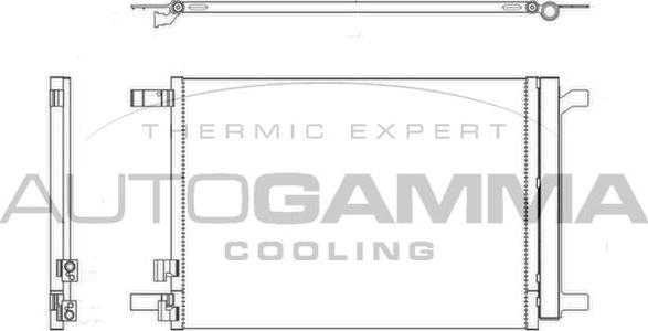 Autogamma 107140 - Condensatore, Climatizzatore www.autoricambi360.it