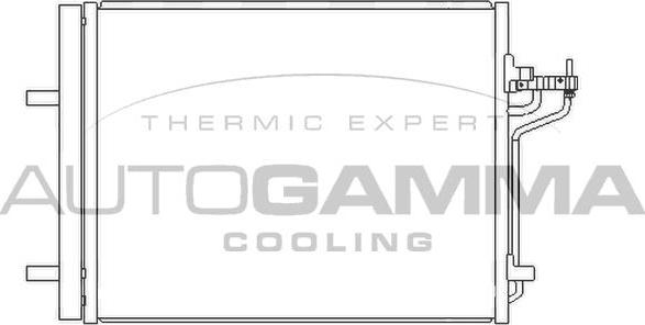 Autogamma 107112 - Condensatore, Climatizzatore www.autoricambi360.it