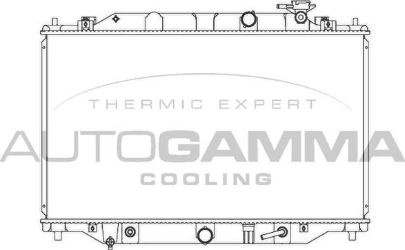 Autogamma 107349 - Radiatore, Raffreddamento motore www.autoricambi360.it