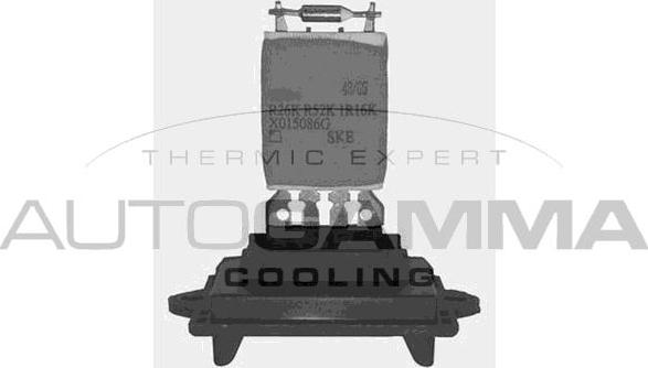Autogamma GA15274 - Resistenza, Ventilatore abitacolo www.autoricambi360.it