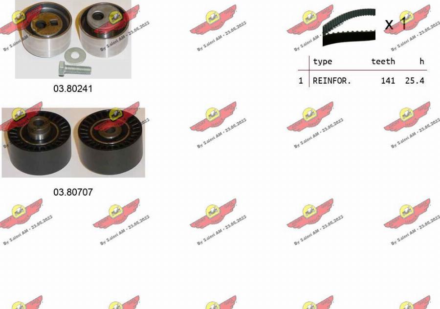 Autokit 04.5492 - Kit cinghie dentate www.autoricambi360.it