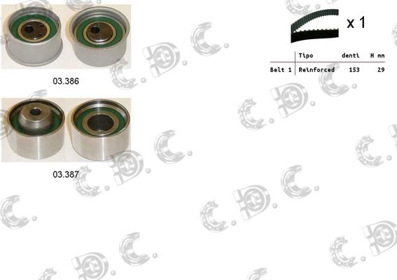 Autokit 04.5449 - Kit cinghie dentate www.autoricambi360.it