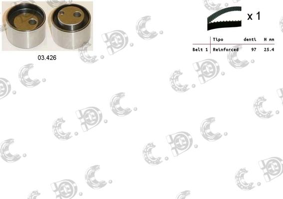 Autokit 04.5445 - Kit cinghie dentate www.autoricambi360.it