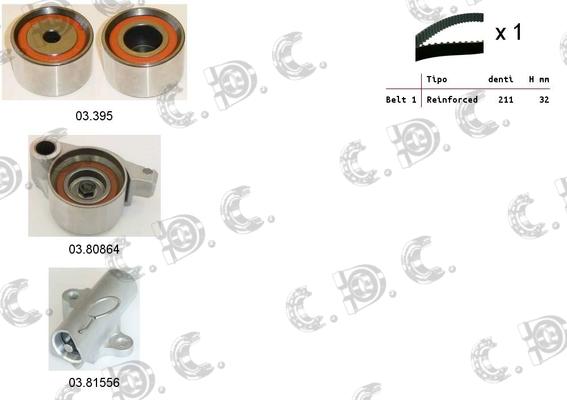 Autokit 04.5440 - Kit cinghie dentate www.autoricambi360.it