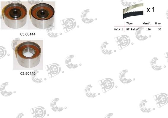 Autokit 04.5447 - Kit cinghie dentate www.autoricambi360.it