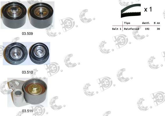Autokit 04.5451 - Kit cinghie dentate www.autoricambi360.it