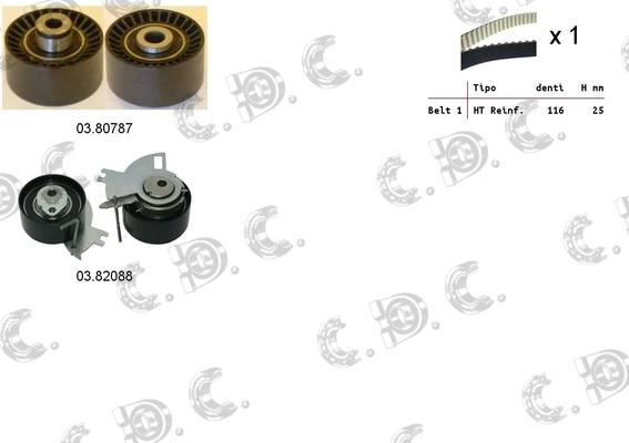 Autokit 04.5406 - Kit cinghie dentate www.autoricambi360.it