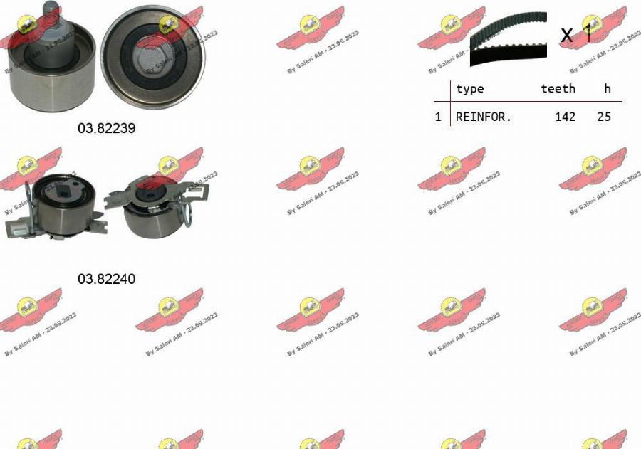 Autokit 04.5489 - Kit cinghie dentate www.autoricambi360.it