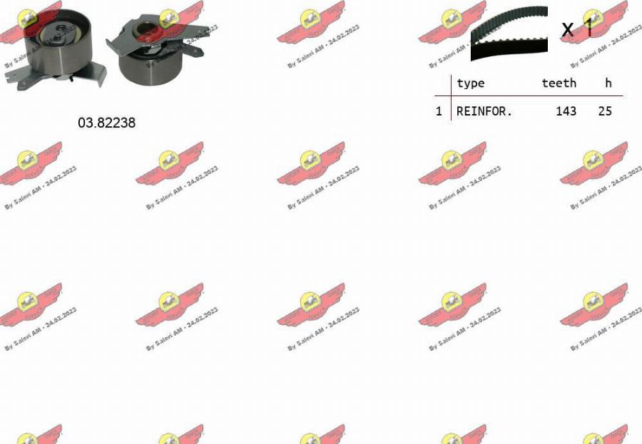 Autokit 04.5486 - Kit cinghie dentate www.autoricambi360.it