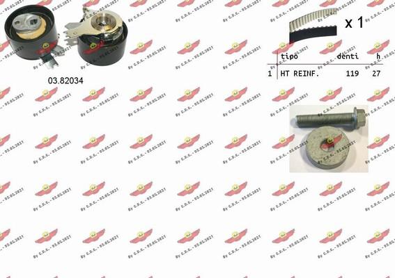 Autokit 04.5480 - Kit cinghie dentate www.autoricambi360.it