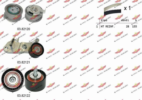 Autokit 04.5481 - Kit cinghie dentate www.autoricambi360.it