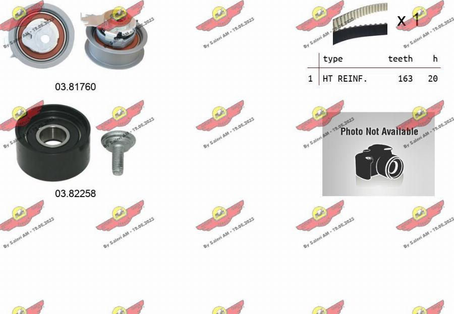 Autokit 04.5488 - Kit cinghie dentate www.autoricambi360.it