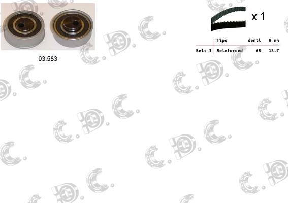 Autokit 04.5434 - Kit cinghie dentate www.autoricambi360.it