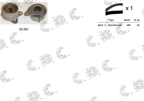 Autokit 04.5436 - Kit cinghie dentate www.autoricambi360.it