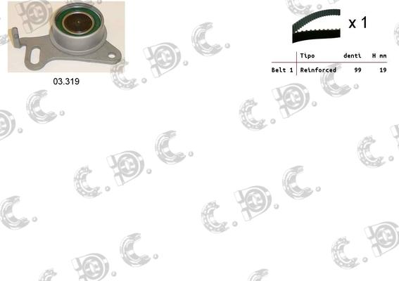 Autokit 04.5430 - Kit cinghie dentate www.autoricambi360.it