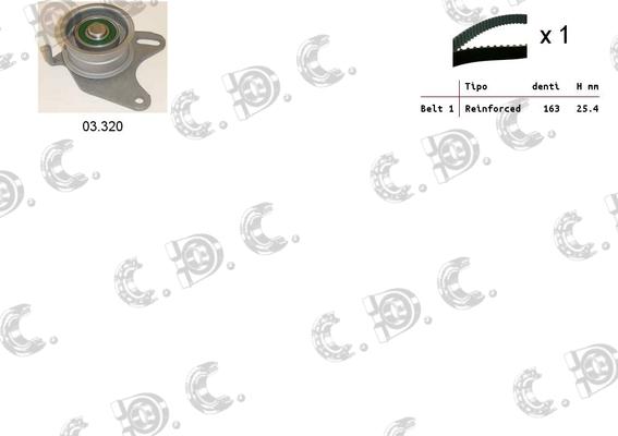 Autokit 04.5435 - Kit cinghie dentate www.autoricambi360.it