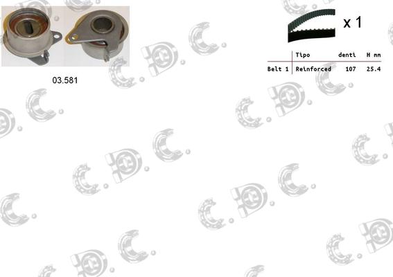 Autokit 04.5433 - Kit cinghie dentate www.autoricambi360.it