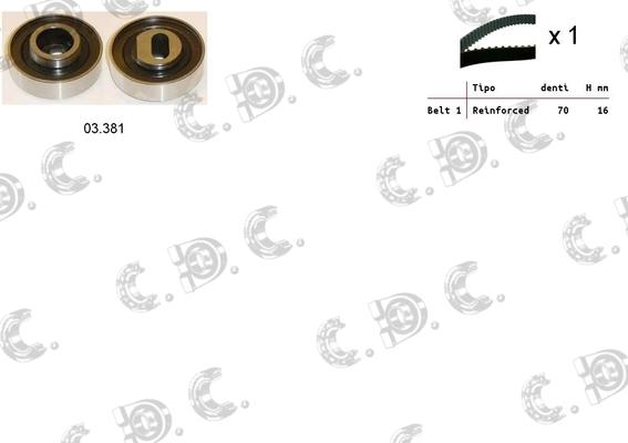 Autokit 04.5426 - Kit cinghie dentate www.autoricambi360.it