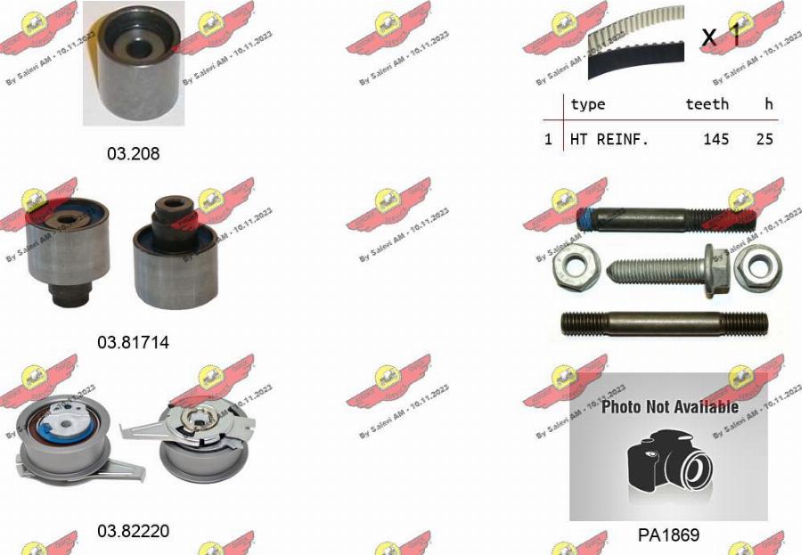 Autokit 04.5479PA3 - Pompa acqua + Kit cinghie dentate www.autoricambi360.it