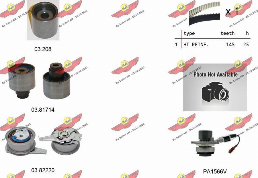 Autokit 04.5479PA2 - Pompa acqua + Kit cinghie dentate www.autoricambi360.it