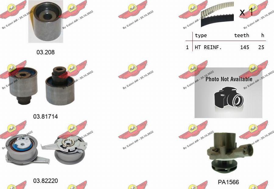 Autokit 04.5479PA - Pompa acqua + Kit cinghie dentate www.autoricambi360.it