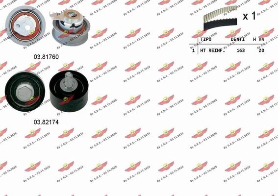 Autokit 04.5474 - Kit cinghie dentate www.autoricambi360.it