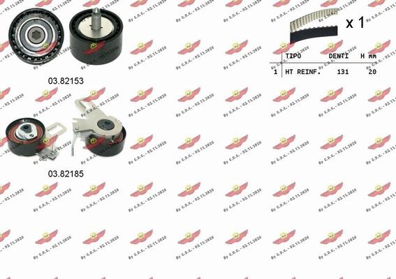 Autokit 04.5476 - Kit cinghie dentate www.autoricambi360.it