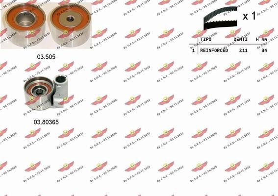 Autokit 04.5473 - Kit cinghie dentate www.autoricambi360.it