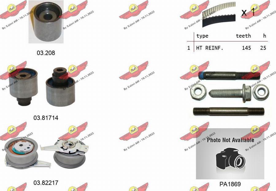 Autokit 04.5477PA3 - Pompa acqua + Kit cinghie dentate www.autoricambi360.it