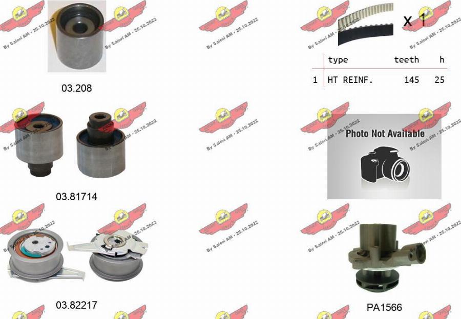 Autokit 04.5477PA - Pompa acqua + Kit cinghie dentate www.autoricambi360.it