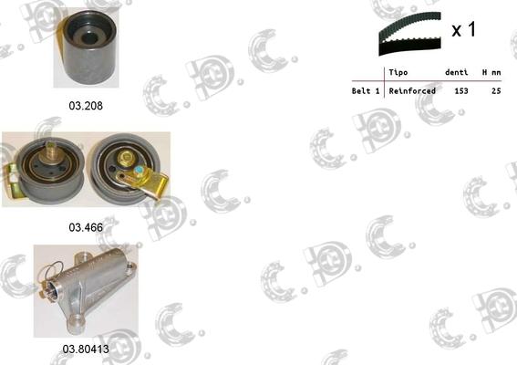 Autokit 04.5099C - Kit cinghie dentate www.autoricambi360.it