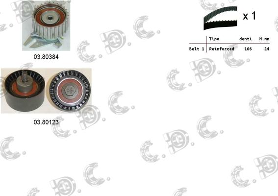 Autokit 04.5095 - Kit cinghie dentate www.autoricambi360.it
